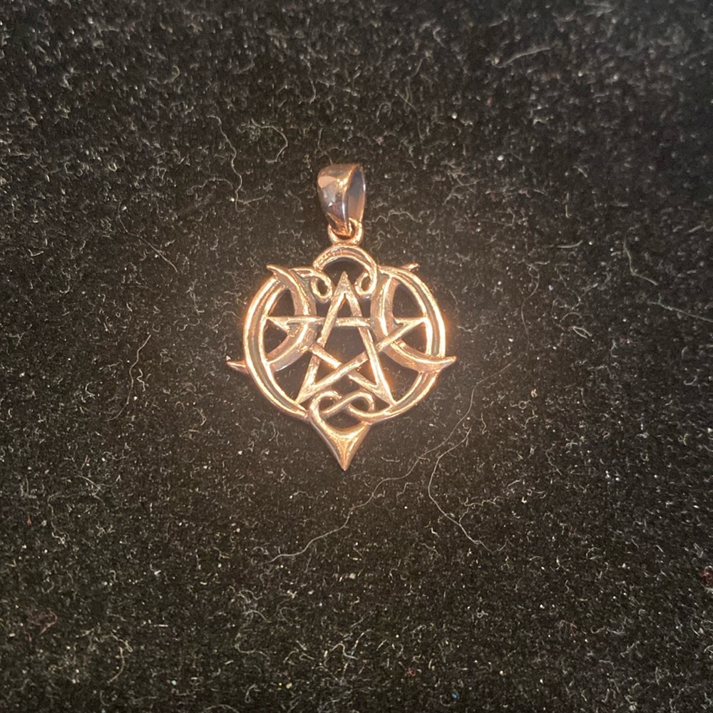 NWOT Copper Pentacle Pendant or Charm